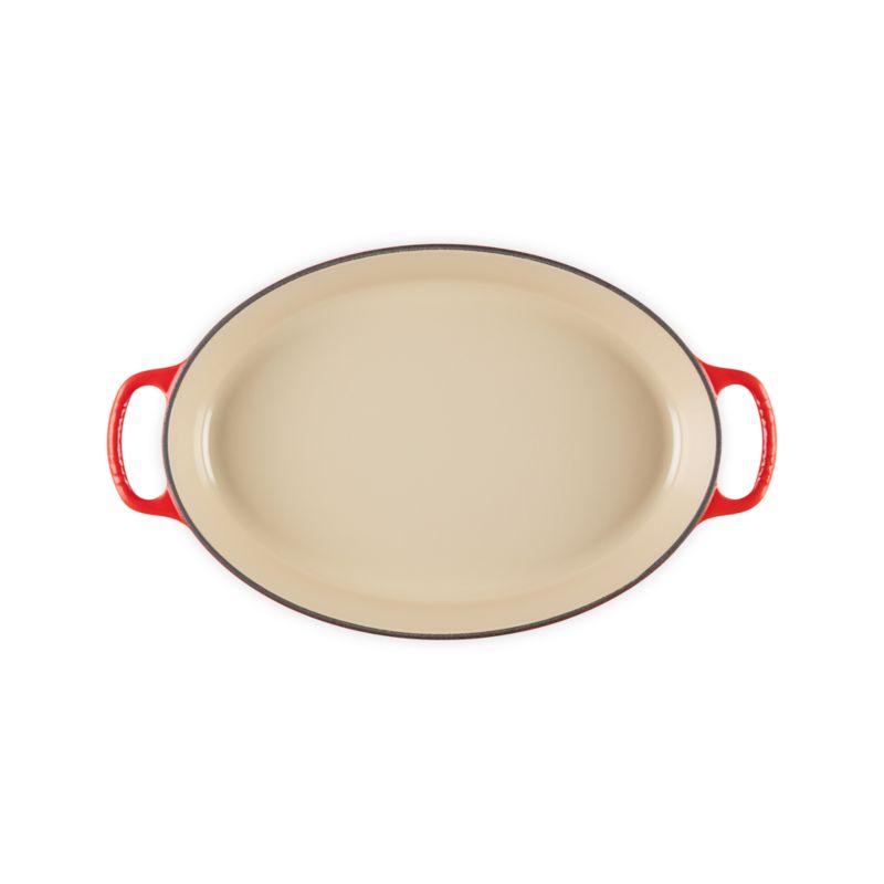 Le Creuset ® Signature 3-Qt. Cerise Oval Baker - image 3 of 5