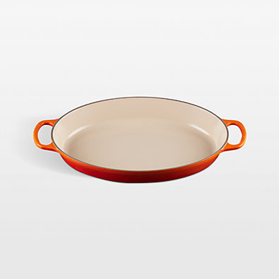 View Le Creuset ® Signature 3-Qt. Flame Enameled Cast Iron Oval Baker details