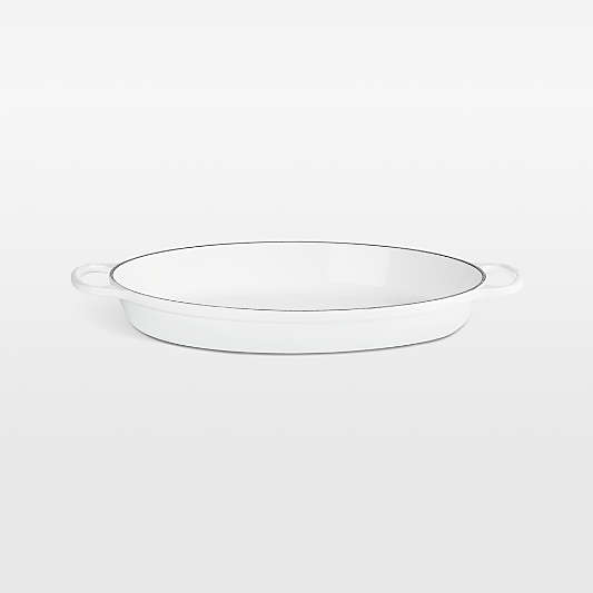 Le Creuset ® Signature 3-Qt. White Enameled Cast Iron Oval Baker