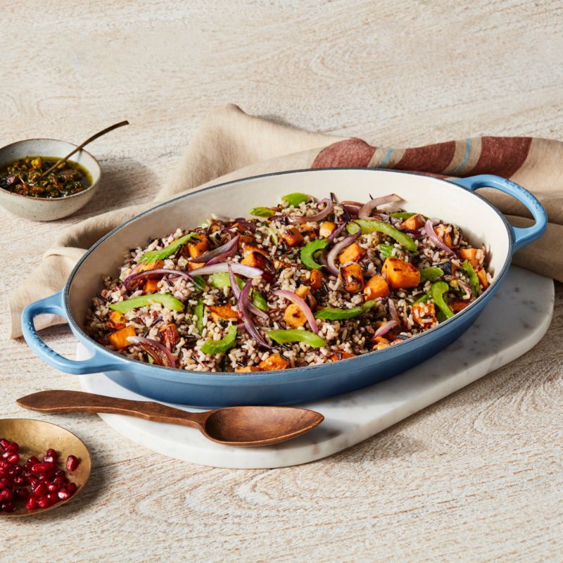 Le Creuset ® Signature 3-Qt. Sea Salt Oval Baker - image 1 of 5