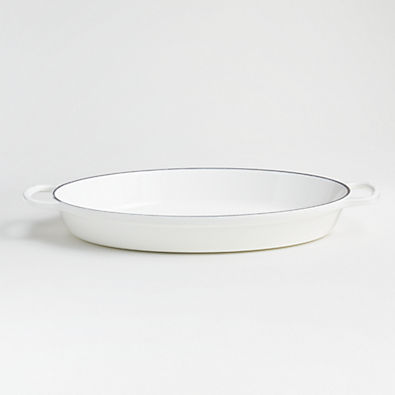 View Le Creuset ® White 3-Qt. Oval Baking Dish details