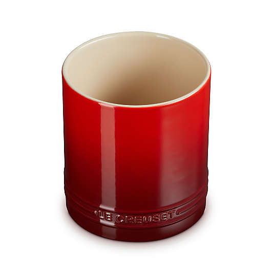 Le Creuset ® Cerise 40-Oz. Stoneware Utensil Crock