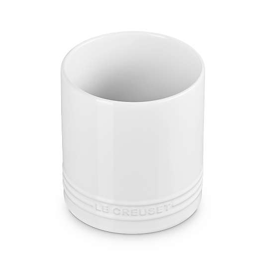 Le Creuset ® White 40-Oz. Stoneware Utensil Crock