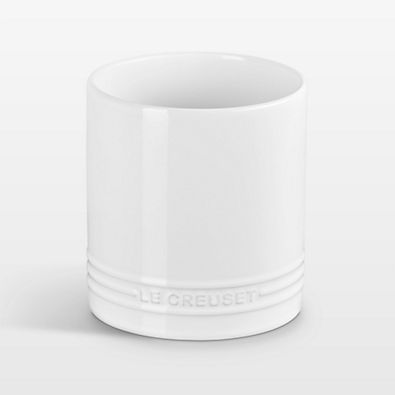 View Le Creuset ® White 40-Oz. Stoneware Utensil Crock details