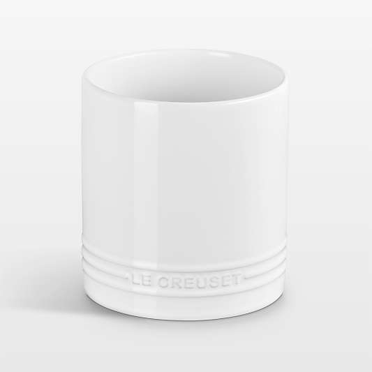 Le Creuset ® White 40-Oz. Stoneware Utensil Crock