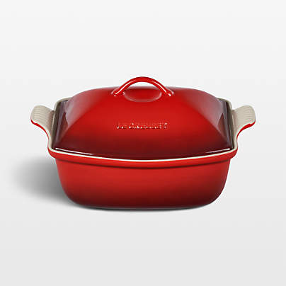 Le Creuset ® Heritage Cerise 4.5-Qt. Deep Covered Baker