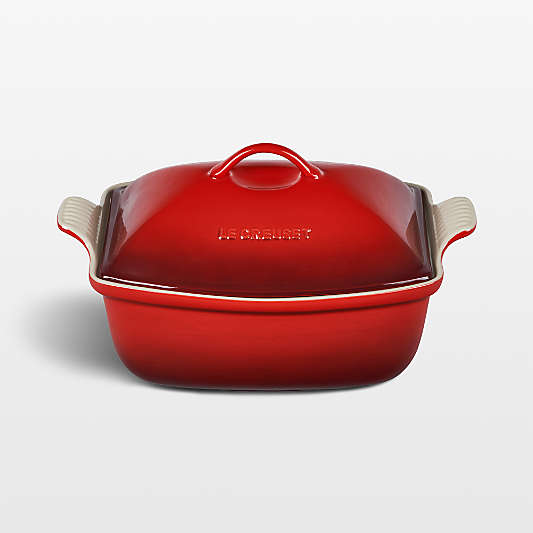 Le Creuset ® Heritage Cerise 4.5-Qt. Deep Covered Baker
