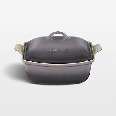 Le Creuset ® Heritage Oyster 4.5-Qt. Deep Covered Baker