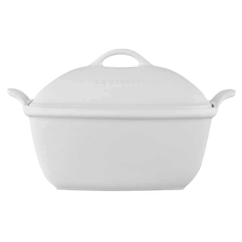 Le Creuset ® Heritage White 4.5-Qt. Deep Covered Baker - image 3 of 4