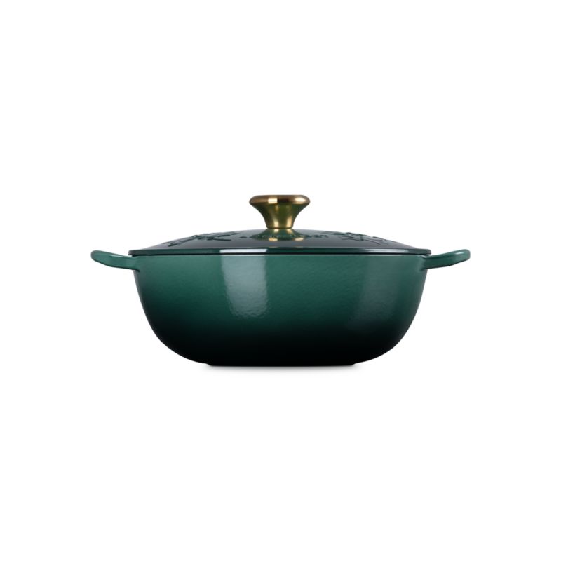 Le Creuset ® Traditional Holly Artichaut 4.5-Qt.Round Dutch Oven with Gold Knob - image 3 of 4