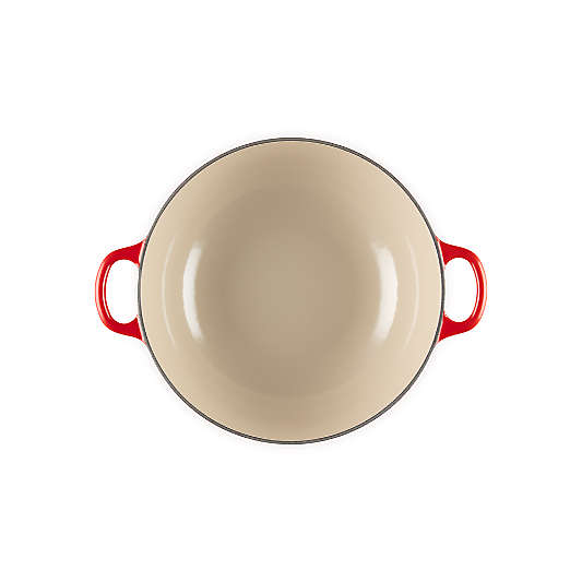 Le Creuset ® 4.5-Qt. Traditional Holly Cerise Round Dutch Oven with Gold Knob