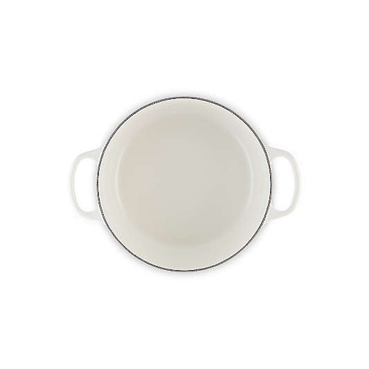 Le Creuset ® Signature 4.5-Qt. White Enameled Cast Iron Round Dutch Oven