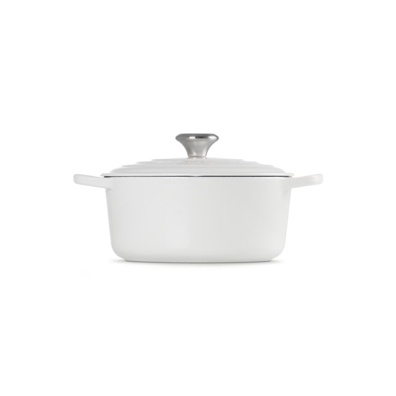 Le Creuset ® Signature 4.5-Qt. White Enameled Cast Iron Round Dutch Oven - image 2 of 10