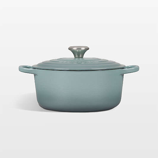 Le Creuset ® Signature 4.5-Qt. Sea Salt Blue Enameled Cast Iron Dutch Oven