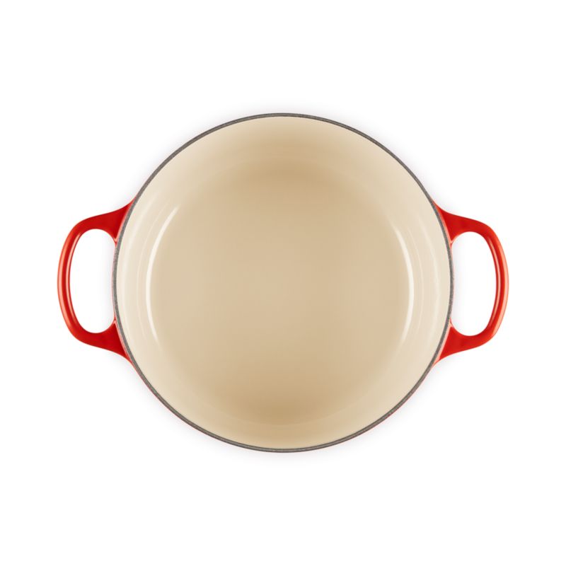 Le Creuset ® Signature 4.5-Qt. Cerise Tree Embossed Enameled Cast Iron Dutch Oven - image 4 of 7
