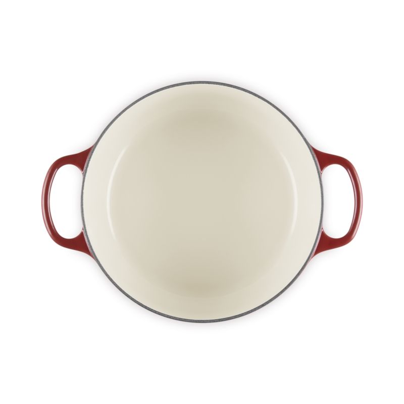 Le Creuset ® Signature 4.5-Qt. Garnet Tree Embossed Enameled Cast Iron Dutch Oven - image 4 of 7