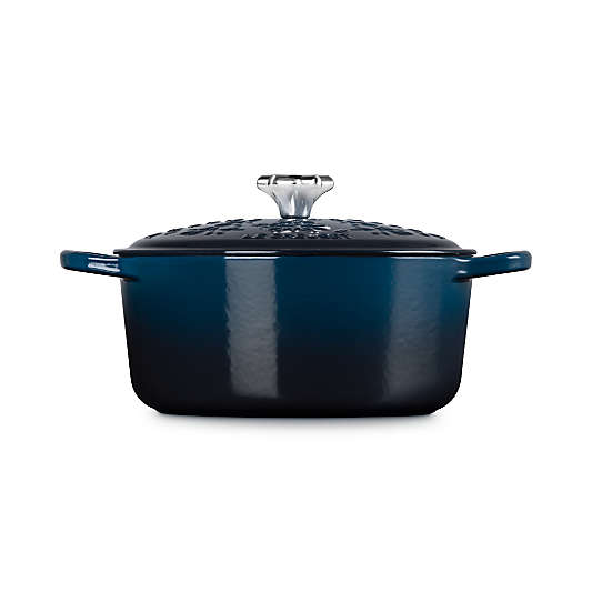 Le Creuset ® Signature 4.5-Qt. Nuit Tree Embossed Enameled Cast Iron Dutch Oven