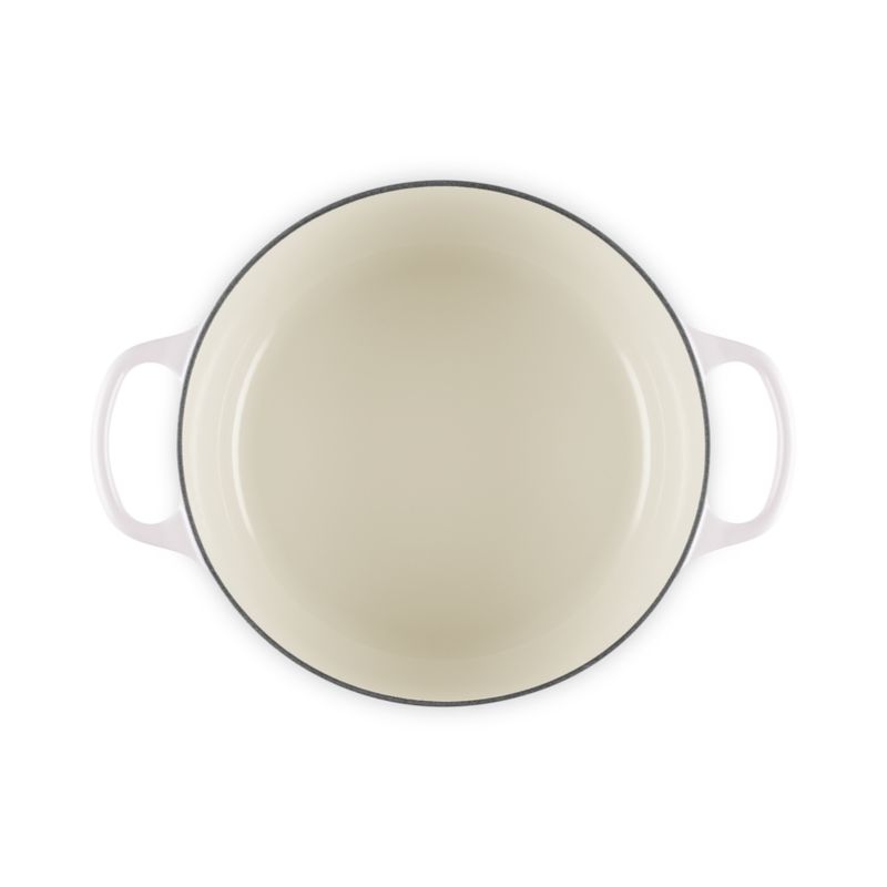 Le Creuset ® Signature 4.5-Qt. Shell Pink Tree Embossed Enameled Cast Iron Dutch Oven - image 3 of 7