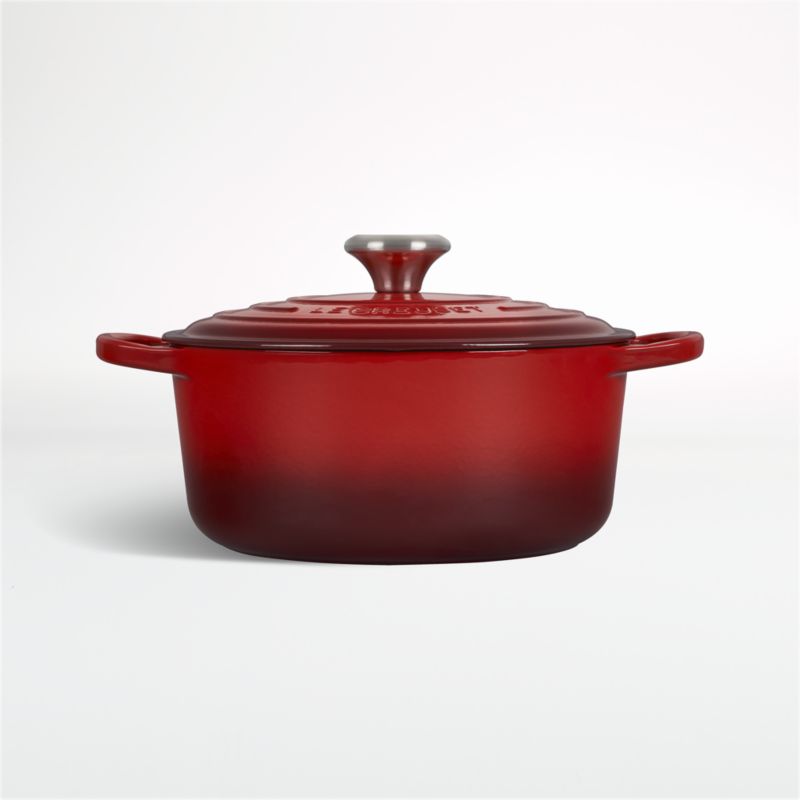 Le Creuset ® Signature 4.5-Qt. Cerise Red Enameled Cast Iron Dutch Oven - image 0 of 11