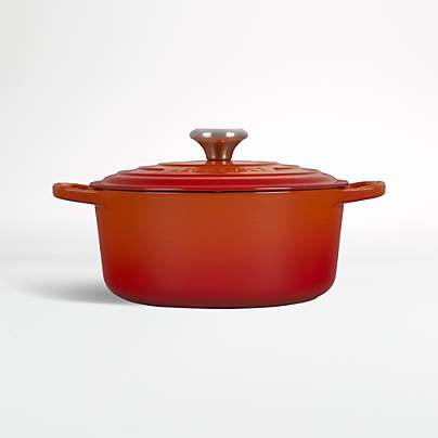 Le Creuset ® Signature 4.5-Qt. Flame Orange Enameled Cast Iron Dutch Oven