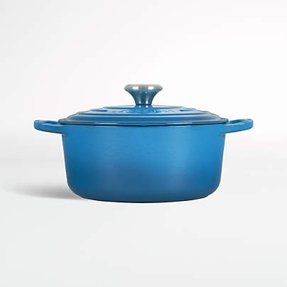 Le Creuset ® Signature 4.5-Qt. Marseille Enameled Cast Iron Round Dutch Oven