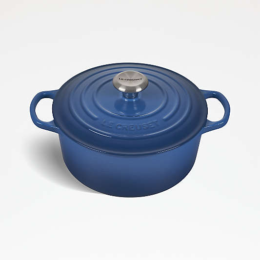 Le Creuset ® Signature 4.5-Qt. Marseille Enameled Cast Iron Round Dutch Oven