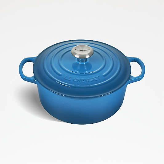 Le Creuset ® Signature 4.5-Qt. Marseille Enameled Cast Iron Round Dutch Oven