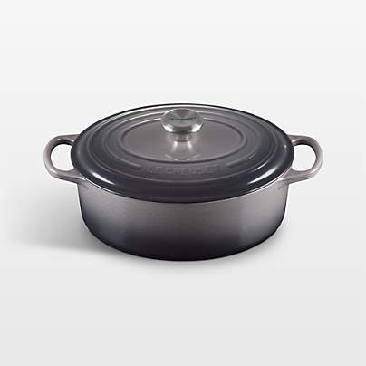 Le Creuset ® Signature 4.7L/5-Qt Oyster Dutch Oven with Stainless Steel Knob