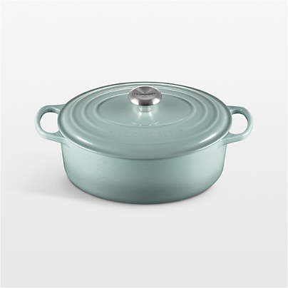 Le Creuset ® Signature 4.7L/5-Qt Sea Salt Enameled Cast Iron Oval Dutch Oven