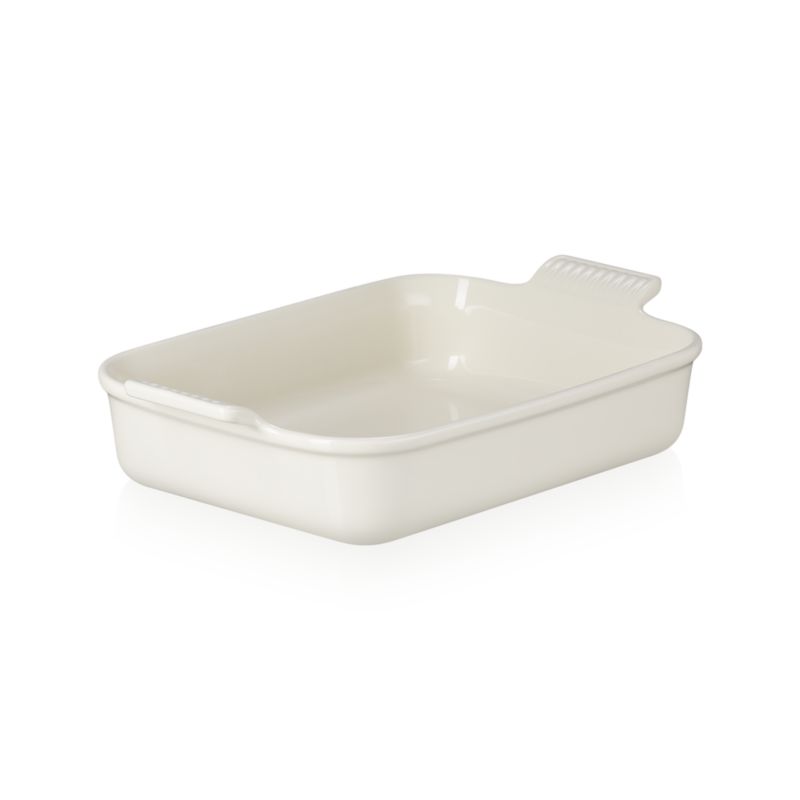 Le Creuset Heritage 4-Qt. Cream Rectangular Casserole Baking Dish - image 1 of 3