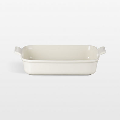 View Le Creuset ® Heritage 4-Qt. Cream Rectangular Baking Dish, 12x9" details