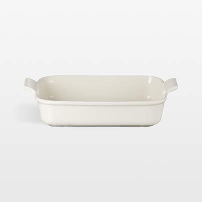 Le Creuset ® Heritage 4-Qt. Cream Rectangular Ceramic Baking Dish