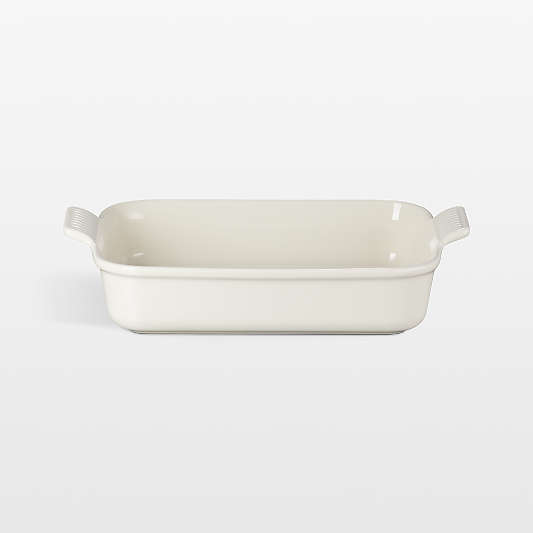 Le Creuset Heritage 4-Qt. Cream Rectangular Casserole Baking Dish