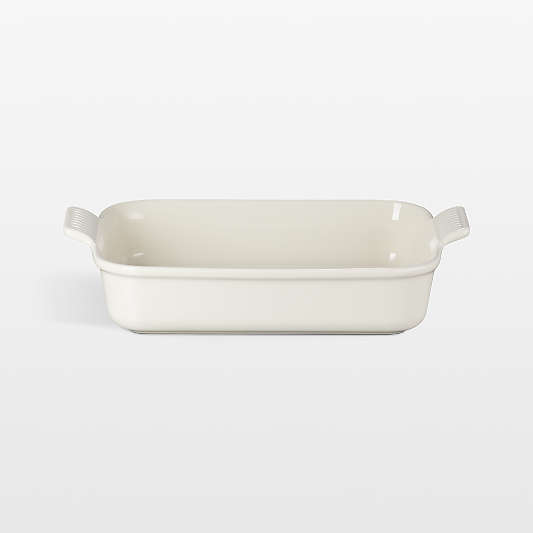 Le Creuset ® Heritage 4-Qt. Cream Rectangular Ceramic Baking Dish