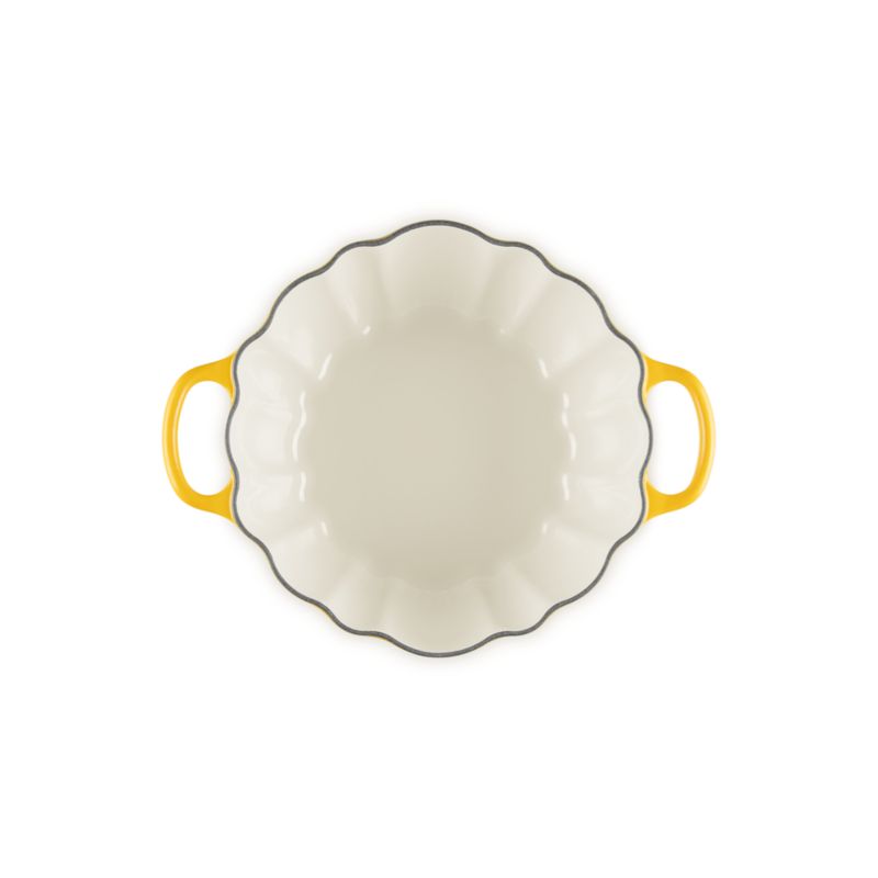 Le Creuset ® Signature 4-Qt. Nectar Enameled Cast Iron Pumpkin Cocotte - image 3 of 6