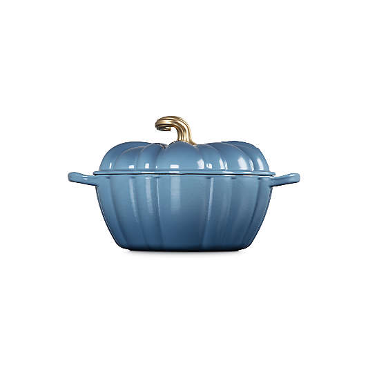 Le Creuset ® Chambray 4-Qt. Figural Pumpkin Cocotte