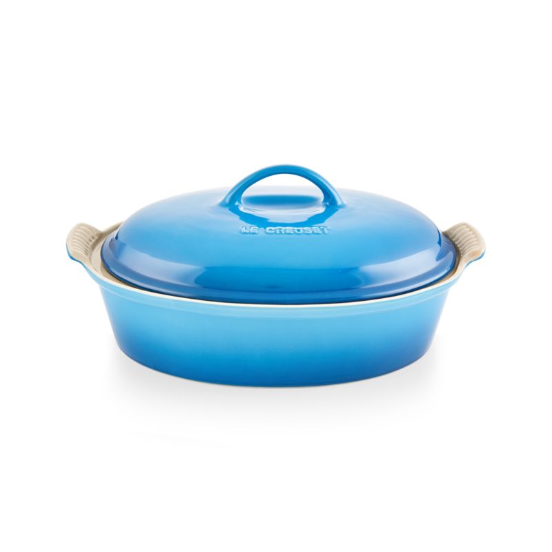 Le Creuset Marseille 4-Quart Heritage Covered Oval Casserole + Reviews ...