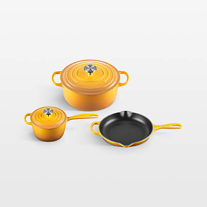 Le Creuset ® Signature Nectar Enameled Cast Iron 5-Piece Cookware Set