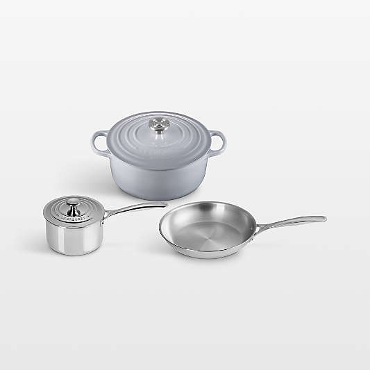 Le Creuset ® Signature Chateau Enameled Cast Iron and Stainless Steel 5-Piece Cookware Set