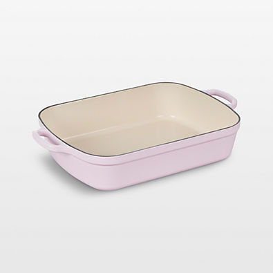 View Le Creuset ® 5.25-Qt. Shallot Enameled Cast Iron Rectangular Roaster details