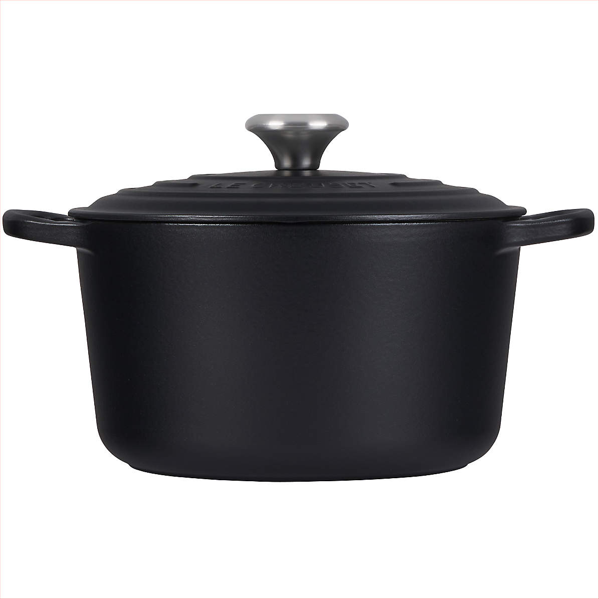 Cook's Essentials Sparkle Enamel Cast-Iron 5-qt Dutch Oven Trivet Black MCM  Pot