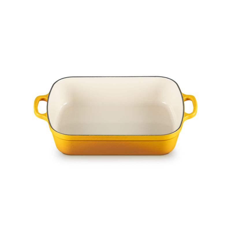 Le Creuset ® Signature 5.25-Qt. Nectar Enameled Cast Iron Rectangular Roaster - image 3 of 6