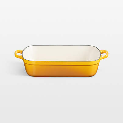 Le Creuset ® Signature 5.25-Qt. Nectar Enameled Cast Iron Rectangular Roaster