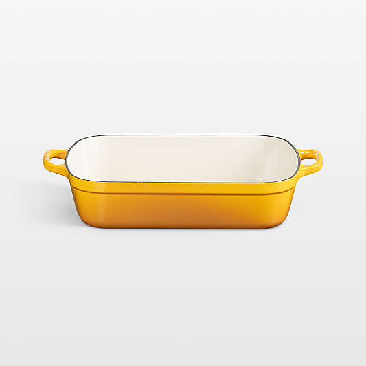 Le Creuset ® Signature 5.25-Qt. Nectar Enameled Cast Iron Rectangular Roaster
