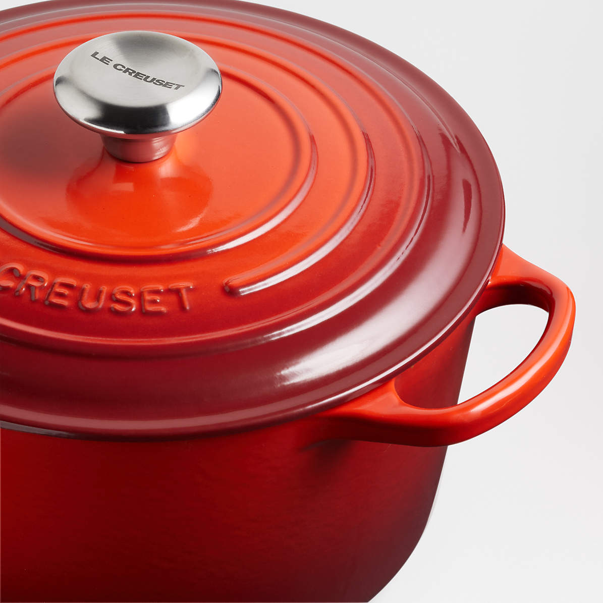 LE CREUSET 15.5 QT GOOSE Pot Cerise Cherry Red Classic Oval Dutch Oven  NewIn Box