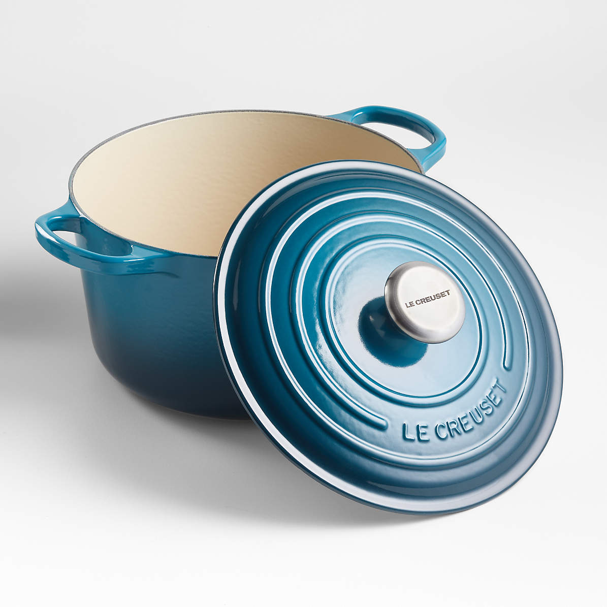 Le Creuset 5.5-Qt. Coastal Blue Cast Iron Round Dutch Oven, Created for  Macy's - Macy's