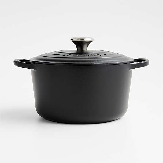 Le Creuset ® Deep 5.25-Qt. Licorice Black Enameled Cast Iron Dutch Oven