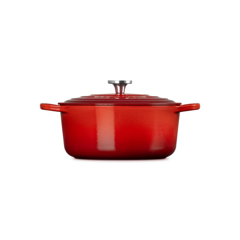 Le Creuset ® Signature 5.5-Qt. Cerise Enameled Cast Iron Dutch Oven - image 5 of 14