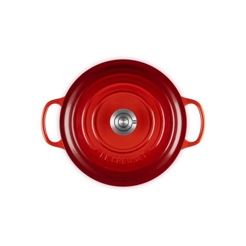 Le Creuset ® Signature 5.5-Qt. Cerise Enameled Cast Iron Dutch Oven - image 8 of 14