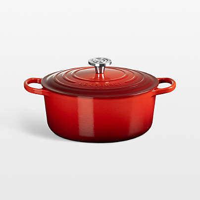 Le Creuset ® Signature 7.25-Qt. Cerise Enameled Cast Iron Dutch Oven